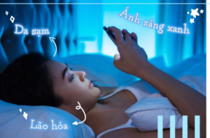 Ánh sáng xanh gây hại cho làn da