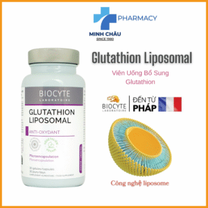 Glutathion Liposomal viên uống bổ sung Glutathione giúp trắng da, ngăn ngừa gốc tự do