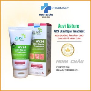 Auvi Nature AV 24 Skin Repair Treatment 50g - Kem dưỡng giúp làm dịu và phục hồi da