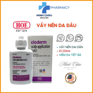 Cloderm Scalp Application Gel Bôi Vẩy Nến 30ml - Chính Hãng Hoe Malaysia
