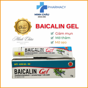 BAICALIN 15g - Gel Ngừa Mụn, Giảm Sưng, Làm Mờ Thâm Sẹo – Thành Phần Thiên Nhiên.