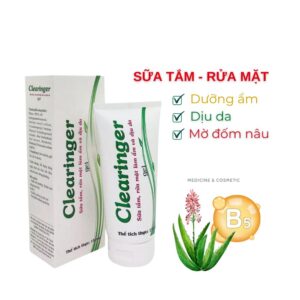 Clearinger 150ml – Sữa Tắm và Rửa Mặt giúp dưỡng ẩm, làm dịu da.