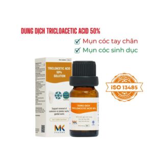 Dung dịch Acid Trichloroacetic 50% hỗ trợ Sùi Mào Gà, Mụn Cóc, Mụn thịt.