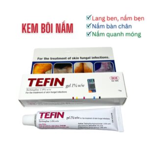 Kem bôi da Tefin Terbinafine cream 1% chính hãng Hoe Pharma Malaysia